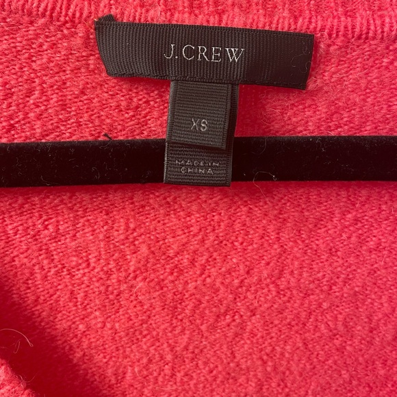 J. Crew Pink Alpaca Blend V-Neck Sweater Women’s XS - Picture 3 of 3